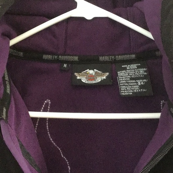 Harley Davidson woman’s hood zip up jacket - Picture 4 of 5